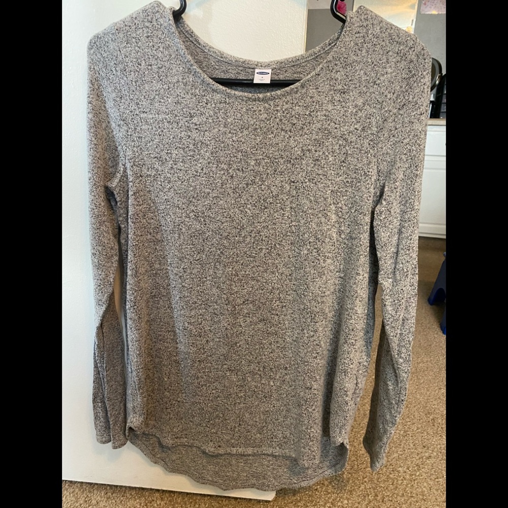 Long sleeve tshirt heather gray Old Navy
